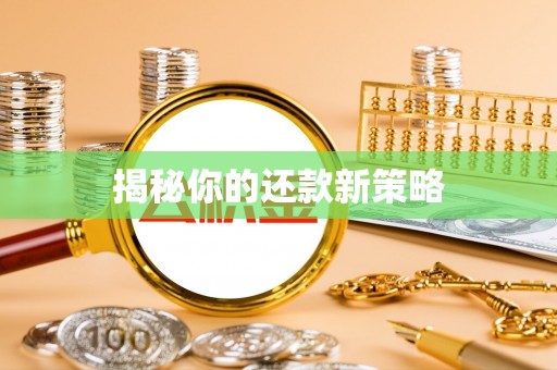 顺庆揭秘你的还款新策略