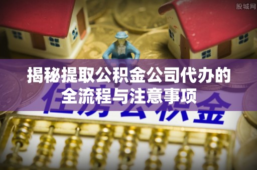 顺庆揭秘提取公积金公司代办的全流程与注意事项