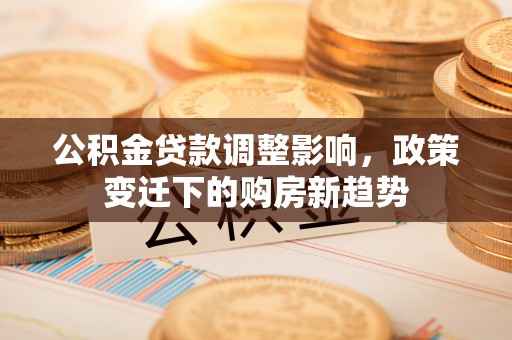 顺庆公积金贷款调整影响，政策变迁下的购房新趋势