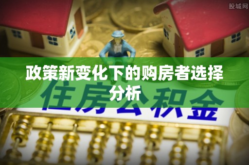 顺庆政策新变化下的购房者选择分析