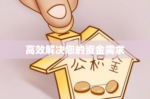 顺庆高效解决您的资金需求