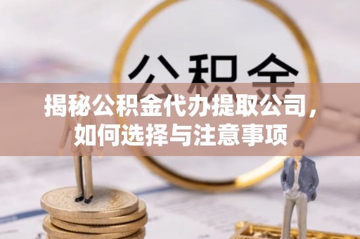 顺庆揭秘公积金代办提取公司，如何选择与注意事项
