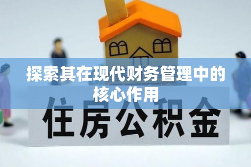 顺庆探索其在现代财务管理中的核心作用