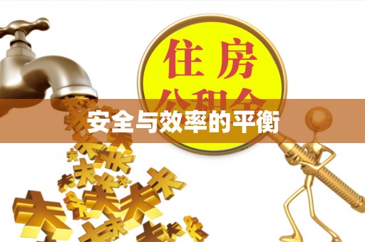 顺庆安全与效率的平衡