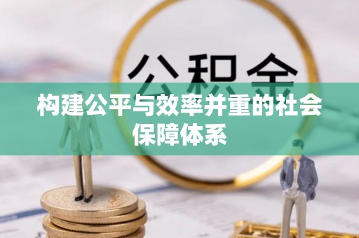 顺庆构建公平与效率并重的社会保障体系