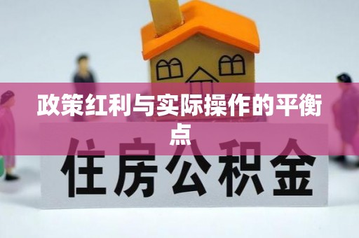 顺庆政策红利与实际操作的平衡点