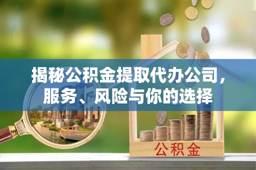 顺庆揭秘公积金提取代办公司，服务、风险与你的选择