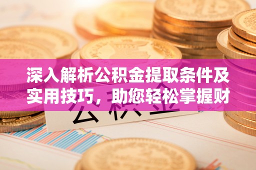顺庆深入解析公积金提取条件及实用技巧，助您轻松掌握财富管理